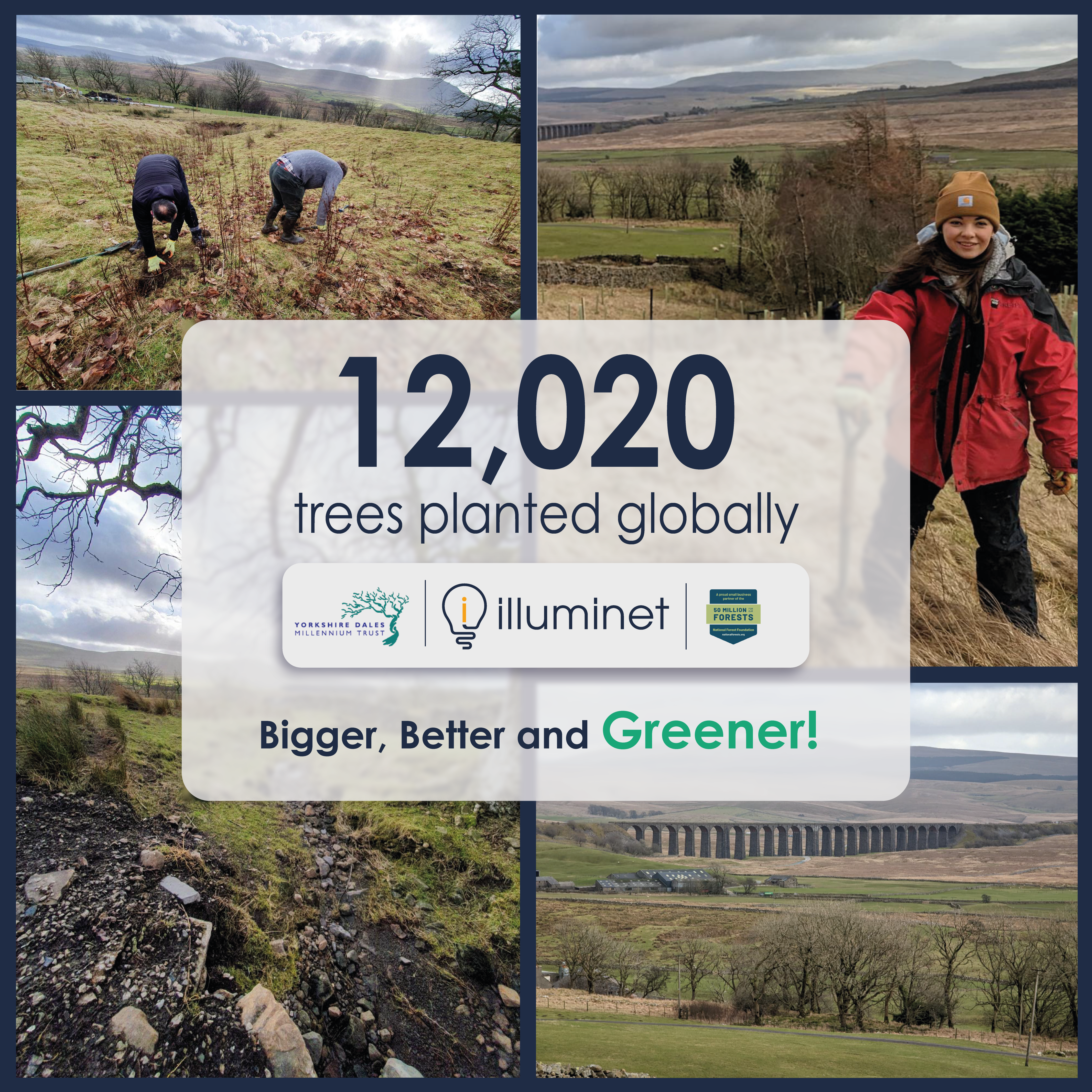 12,020 tree planted globally! We are not stopping there!